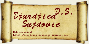 Đurđica Šujdović vizit kartica